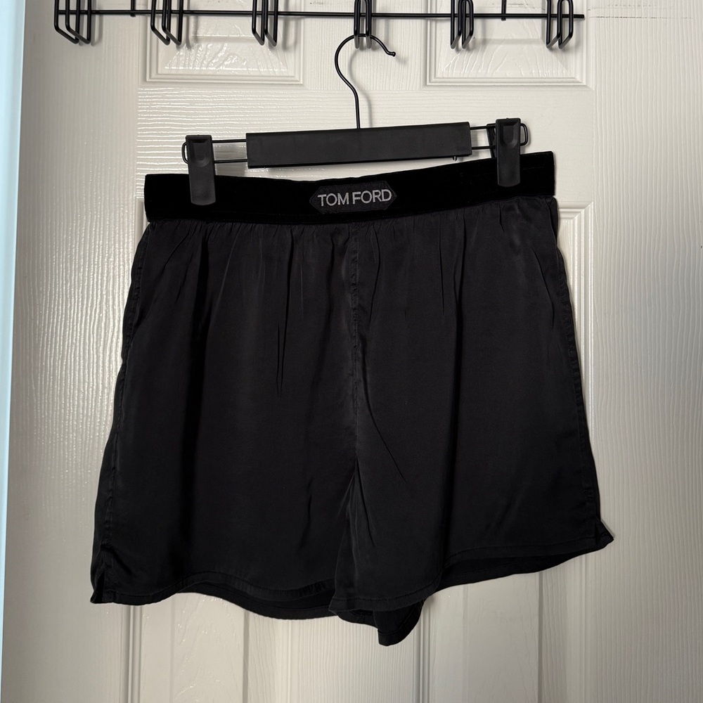 Tom Ford Black Silk Shorts
